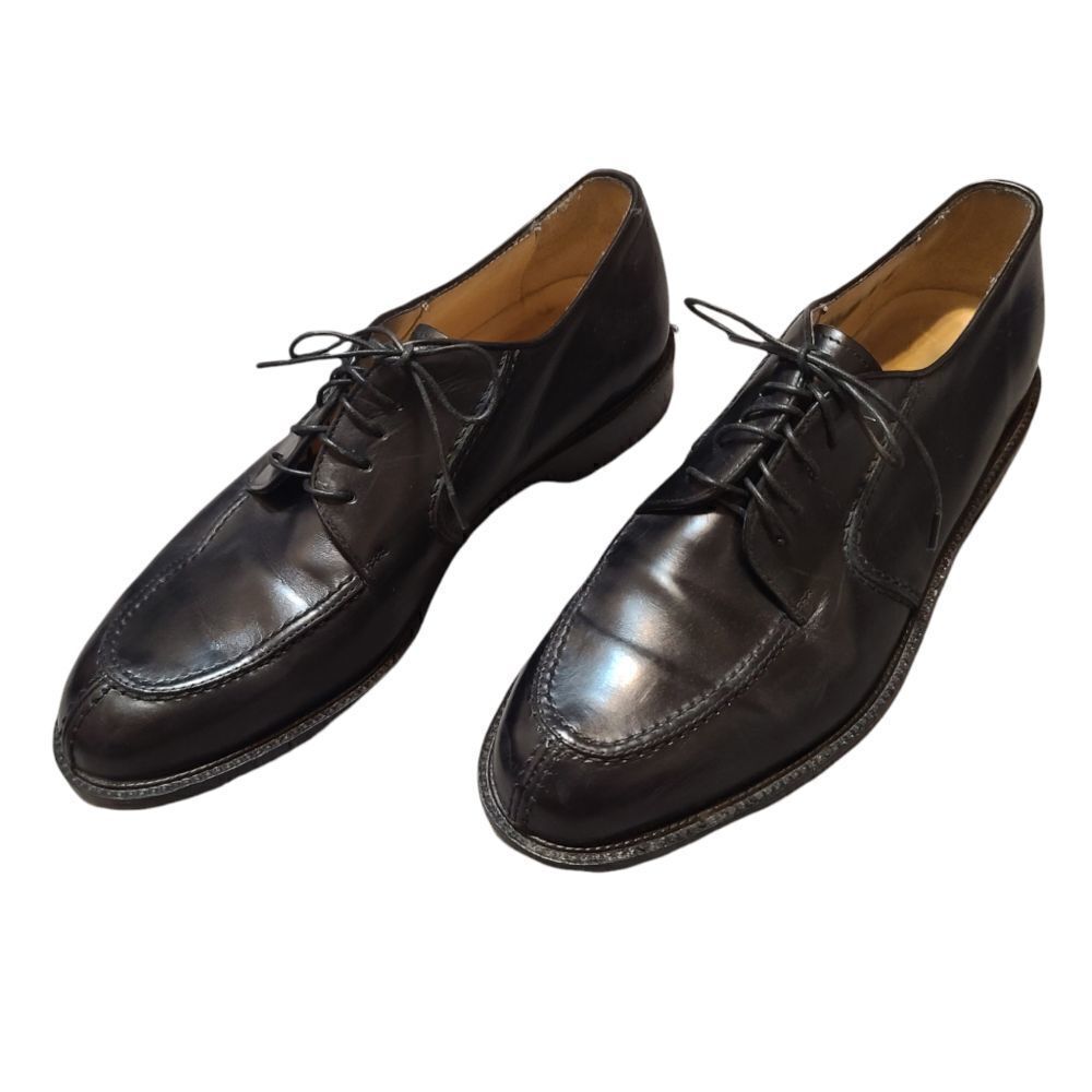 Pronto Uomo Black Leather Oxfords Size 9